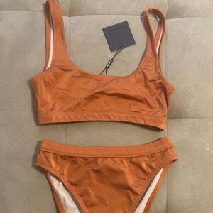 NWT High waist bikini (color: Rust)